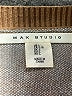 Max Studio Plaid Brown Pullover Sweater Size L - photo 7