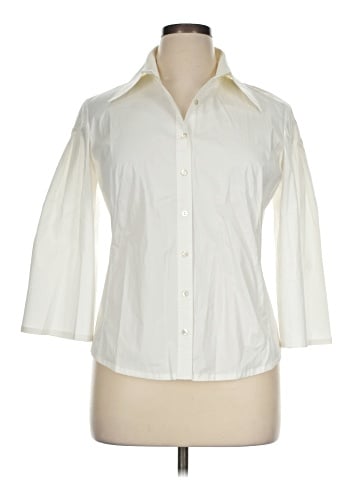 Magaschoni 3/4 Sleeve Button-Down Shirt (view 1)