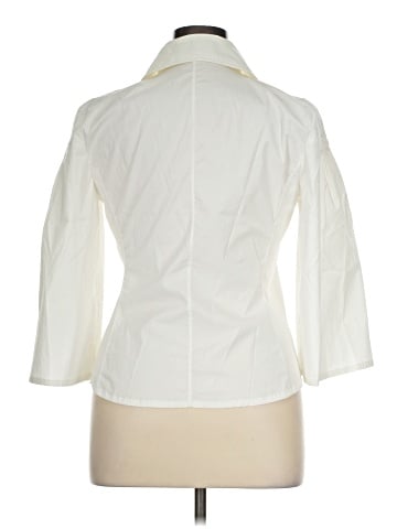Magaschoni 3/4 Sleeve Button-Down Shirt (view 2)