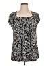 Newport Black Short Sleeve Blouse Size 1X - photo 1
