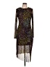 Leith 100% Polyester Stars Purple Cocktail Dress Size L - photo 1