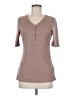 Doe & Rae Brown Short Sleeve Top Size M - photo 1