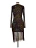 Leith 100% Polyester Stars Purple Cocktail Dress Size L - photo 2