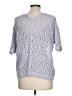 Autumn Cashmere 100% Cotton Silver Pullover Sweater Size L - photo 2