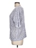 Autumn Cashmere 100% Cotton Silver Pullover Sweater Size L - photo 5