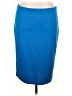 The Limited Solid Blue Casual Skirt Size 16 - photo 1