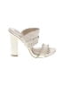 Joan & David 100% Leather Ivory Sandals Size 6 - photo 1