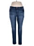 Democracy Solid Blue Jeans Size 14 - photo 1
