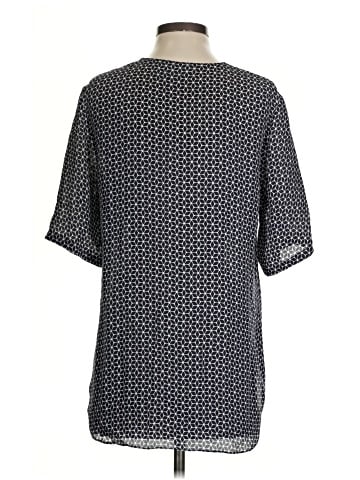 Theory Short Sleeve Silk Top (view 2)