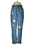 Boohoo 100% Cotton Stars Blue Jeans Size 8 - photo 1