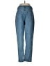 Boohoo 100% Cotton Stars Blue Jeans Size 8 - photo 2