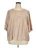 Unbranded Tan 3/4 Sleeve Blouse Size 3X - photo 1
