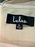 Lulus 100% Polyester Tan Cocktail Dress Size S - photo 6