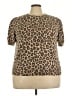 Terra & Sky Animal Print Brown Pullover Sweater Size 3X - photo 1