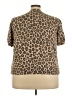 Terra & Sky Animal Print Brown Pullover Sweater Size 3X - photo 2