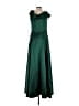 Xscape 100% Polyester Green Cocktail Dress Size 8 - photo 2