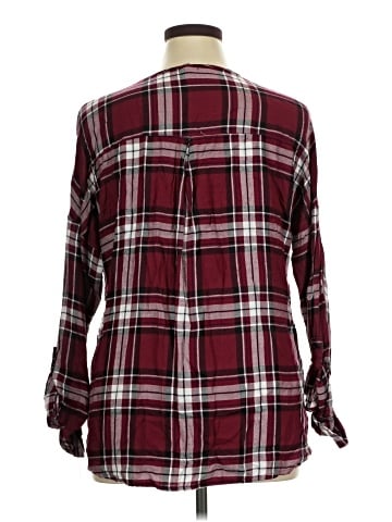 Charlotte Russe Long Sleeve Henley (view 2)