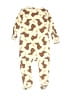 Caden Lane Print Tan Long Sleeve Outfit Size 6-12 mo - photo 2