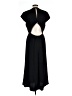Babaton 100% Polyester Solid Black Casual Dress Size 12 - photo 2