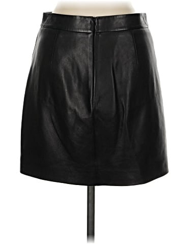 Michelle Mason Faux Leather Skirt (view 2)