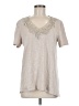 Chico's Gray Short Sleeve Top Size Med (1) - photo 1