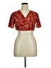 Shein Red Short Sleeve Polo Size XL - photo 1