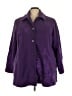 Susan Graver 100% Polyester Purple Cardigan Size 3X - photo 1