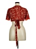 Shein Red Short Sleeve Polo Size XL - photo 2