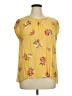 DR2 100% Rayon Yellow Sleeveless Blouse Size XL - photo 1