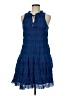 Max Studio Blue Casual Dress Size M - photo 1