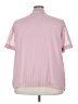 Unbranded 100% Polyester Pink Short Sleeve Blouse Size 3X - photo 2