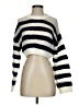 Edikted 100% Acrylic Stripes Black Ivory Pullover Sweater Size XS - photo 1