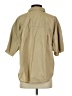 Ann Taylor LOFT Tan 3/4 Sleeve Button-Down Shirt Size S - photo 2