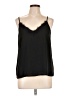 Mi ami 100% Polyester Black Sleeveless Blouse Size L - photo 1
