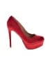 Just Fab Red Heels Size 7 - photo 1