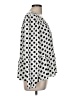 Ann Taylor LOFT 100% Polyester Polka Dots Ivory Long Sleeve Blouse Size M - photo 4