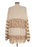 Pink Lily Animal Print Tan Pullover Sweater Size L - photo 2