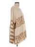 Pink Lily Animal Print Tan Pullover Sweater Size L - photo 4