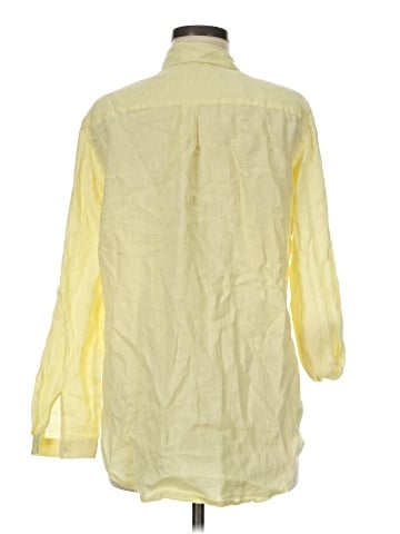 Lord & Taylor 3/4 Sleeve Button-Down Shirt (view 2)