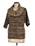 Cato 100% Acrylic Brown Pullover Sweater Size M - photo 2