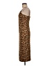 Kate Kasin Animal Print Brown Cocktail Dress Size M - photo 5