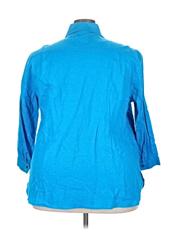 LineaR 3/4 Sleeve Button-Down Shirt (view 2)