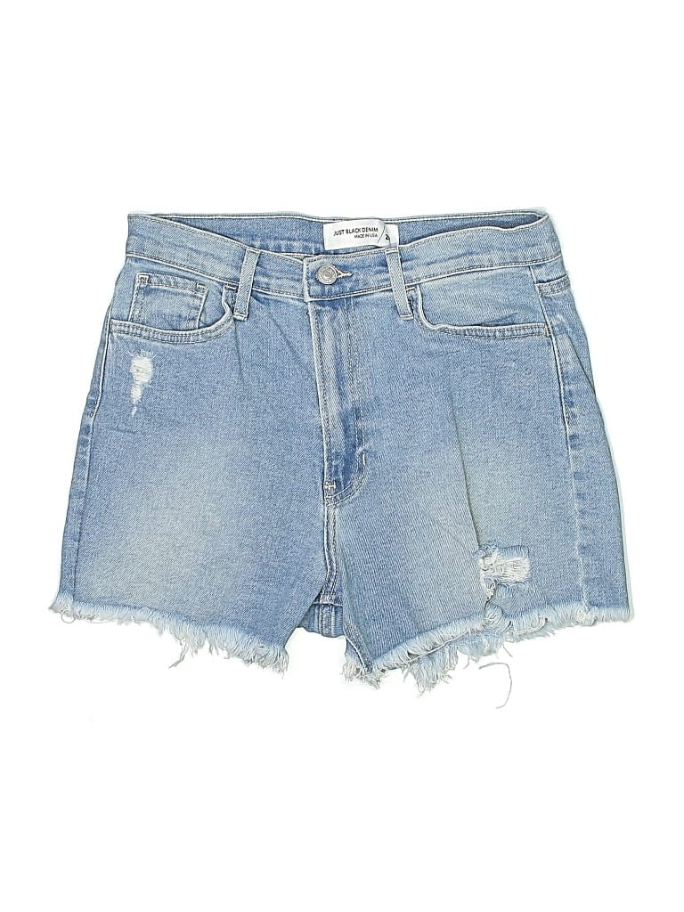 Pre-owned Just Black Denim Shorts In Blue