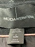 Moda International 100% Polyester Black Coat Size 2 Petite - photo 6
