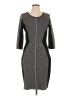 Assorted Brands Houndstooth Gray Cocktail Dress Size L - photo 1