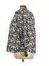 Lands' End 100% Baumwolle Floral Blue Long Sleeve Button-Down Shirt Size 22W - photo 5