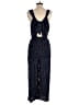 Ann Taylor LOFT Polka Dots Blue Jumpsuit Size 4 - photo 2