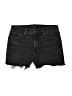 Free Assembly Black Denim Shorts Size 4 - photo 1