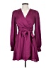 Express 100% Polyester Purple Casual Dress Size XXS - photo 1