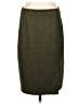 PREMISE Solid Green Casual Skirt Size S - photo 1